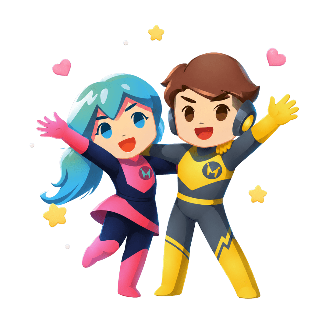 Finn & Mila Mascot
